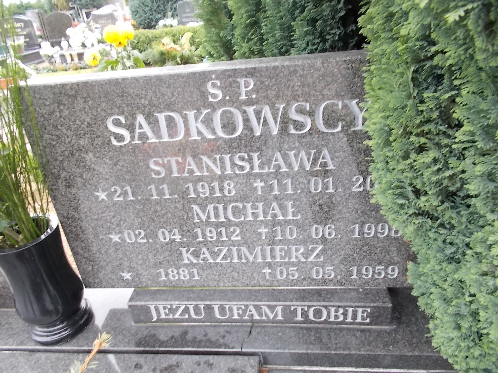 Stanisława Sadkowska 1918 Człuchów Miasto - Grobonet - Wyszukiwarka osób pochowanych