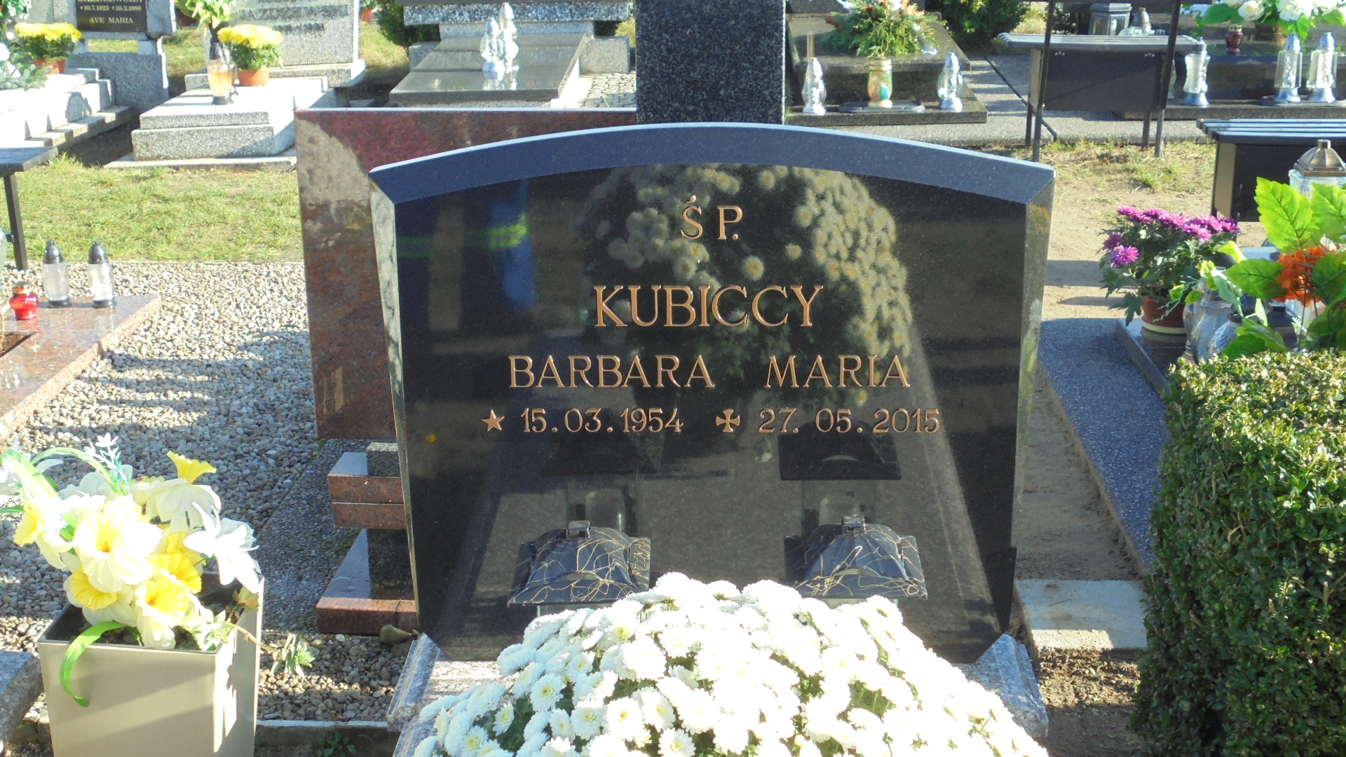 Barbara Kubicka 1954 Człuchów Miasto - Grobonet - Wyszukiwarka osób pochowanych