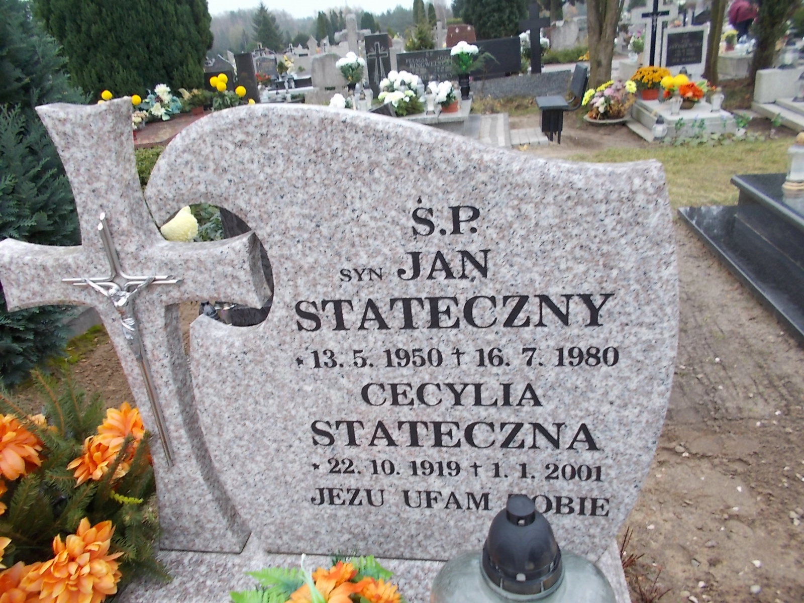 Cecylia Pietras Stateczna 1919 Człuchów Miasto - Grobonet - Wyszukiwarka osób pochowanych