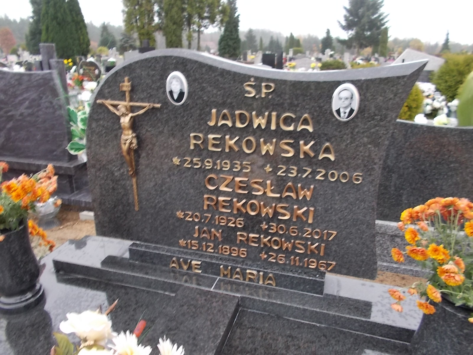 Jan Rekowski 1896 Człuchów Miasto - Grobonet - Wyszukiwarka osób pochowanych