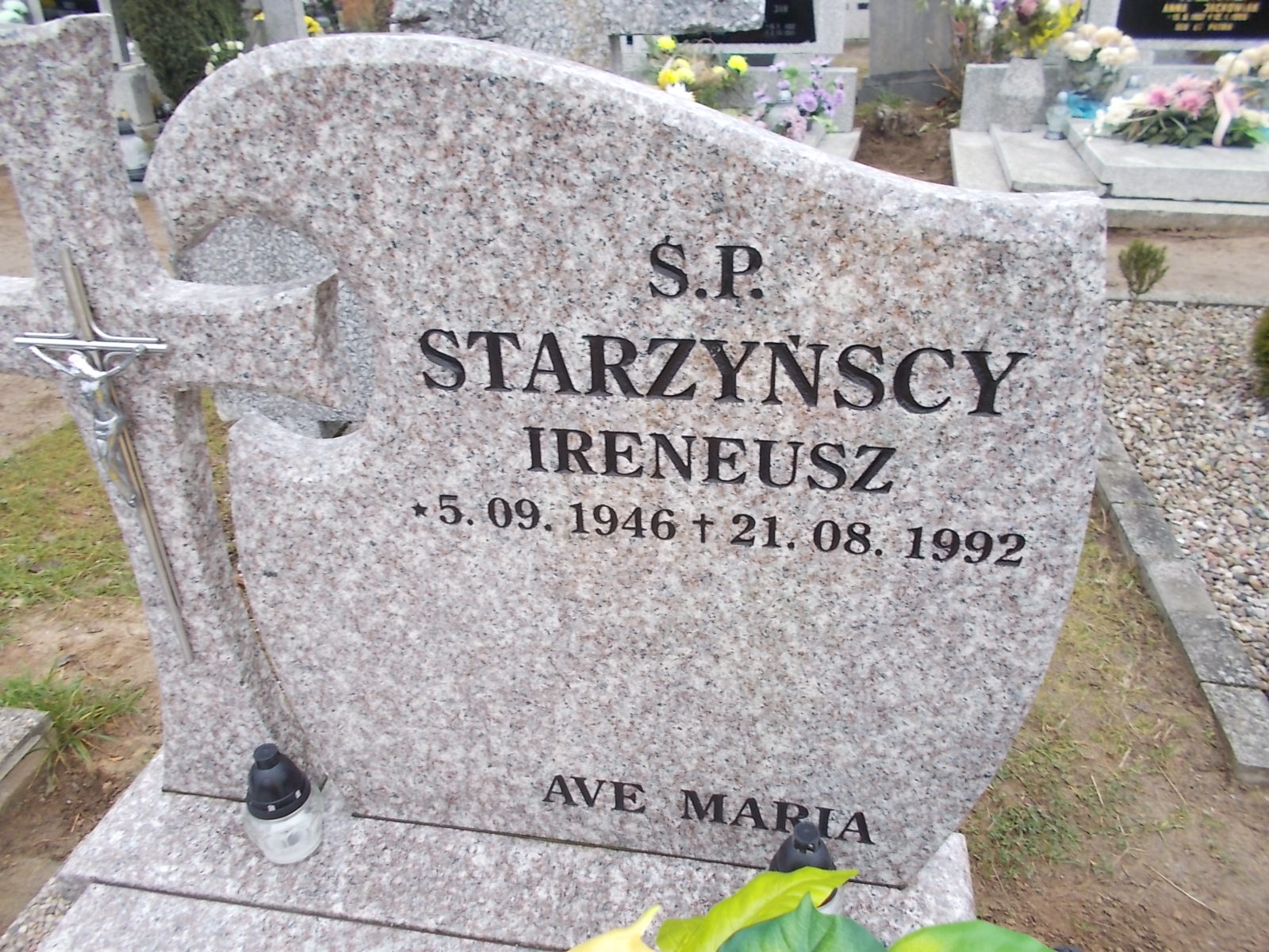 Ireneusz Starzyński 1946 Człuchów Miasto - Grobonet - Wyszukiwarka osób pochowanych