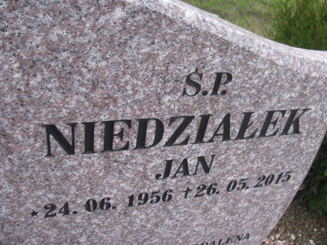 Jan Niedziałek 1956 Człuchów Miasto - Grobonet - Wyszukiwarka osób pochowanych