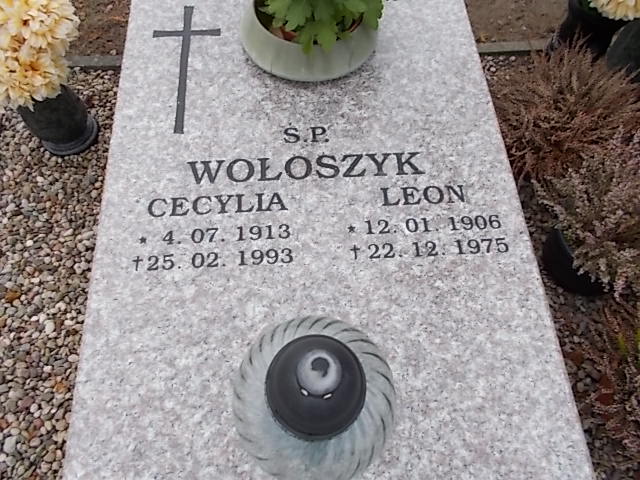 Leon Wołoszyk 1906 Człuchów Miasto - Grobonet - Wyszukiwarka osób pochowanych