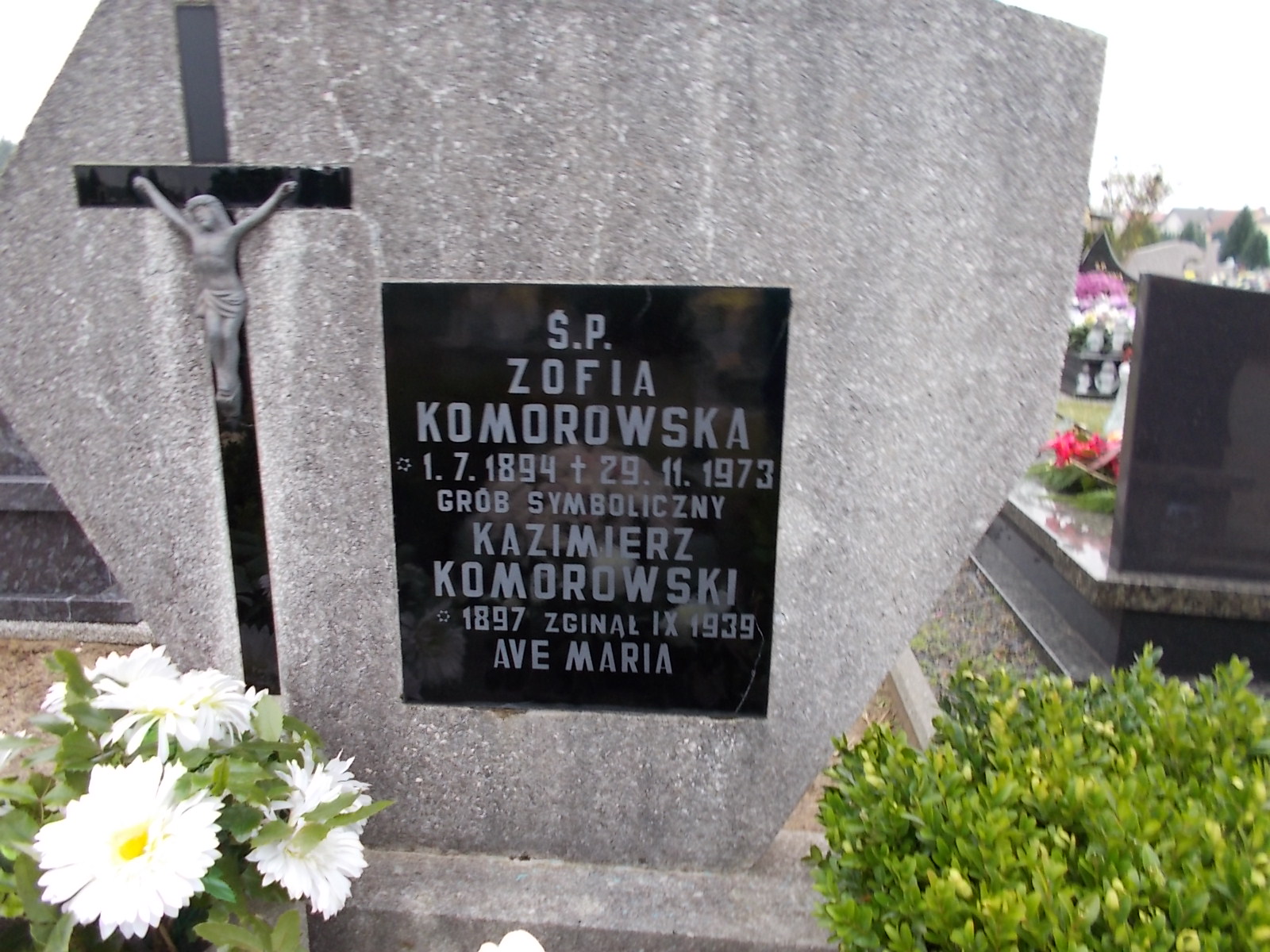 Kazimierz Komorowski 1896 Człuchów Miasto - Grobonet - Wyszukiwarka osób pochowanych