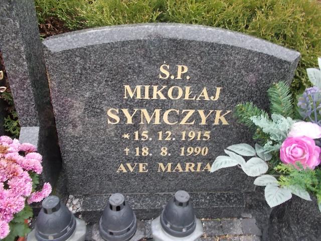 Mikołaj Symczyk 1915 Człuchów Miasto - Grobonet - Wyszukiwarka osób pochowanych