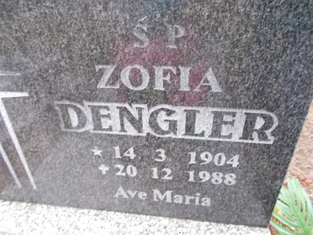 Zofia Dengler 1904 Człuchów Miasto - Grobonet - Wyszukiwarka osób pochowanych