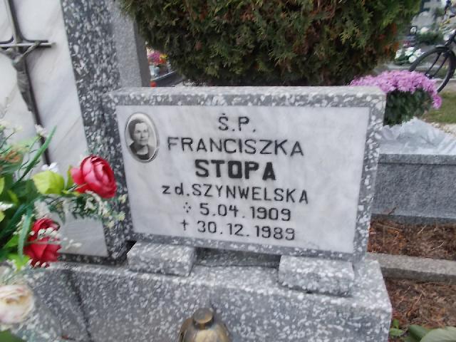 Franciszka Stopa 1909 Człuchów Miasto - Grobonet - Wyszukiwarka osób pochowanych