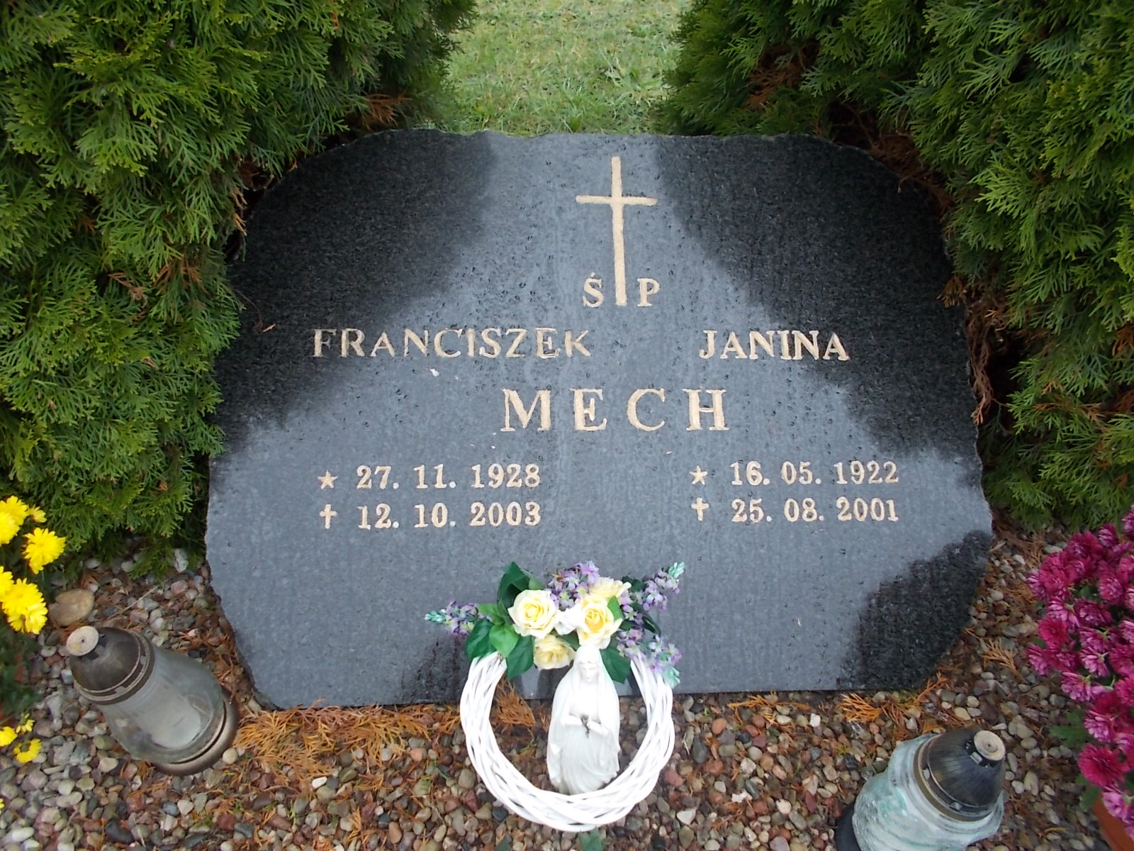 Janina Mech 1922 Człuchów Miasto - Grobonet - Wyszukiwarka osób pochowanych