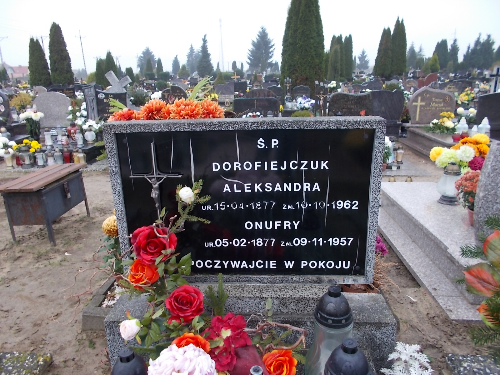 Aleksandra Dorofiejczuk 1877 Człuchów Miasto - Grobonet - Wyszukiwarka osób pochowanych