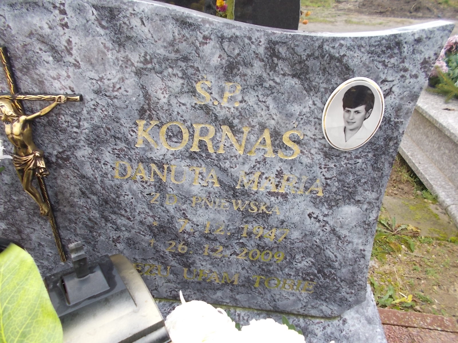 Danuta Maria Kornaś 1947 Człuchów Miasto - Grobonet - Wyszukiwarka osób pochowanych