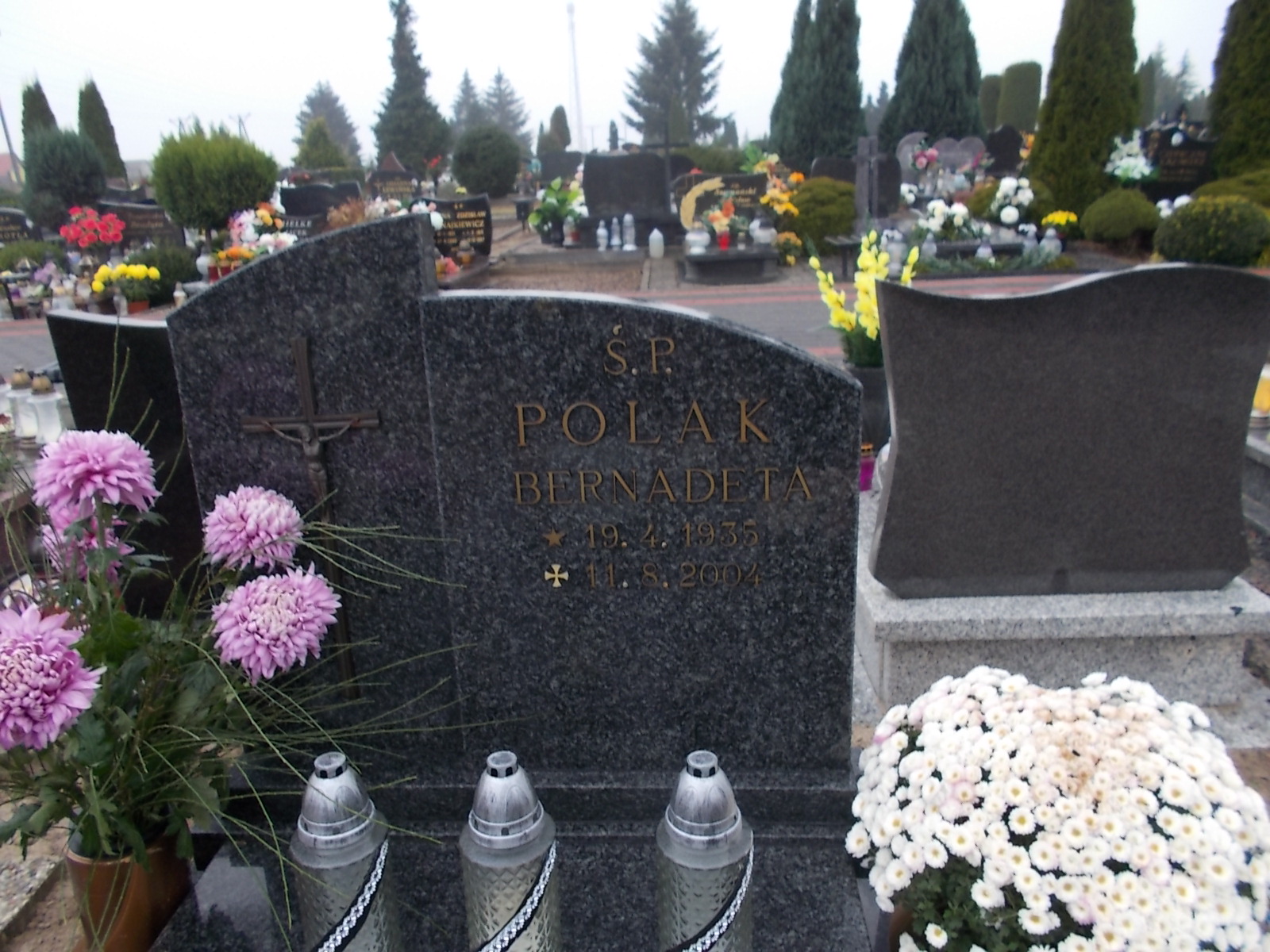 Bernadeta Polak 1935 Człuchów Miasto - Grobonet - Wyszukiwarka osób pochowanych