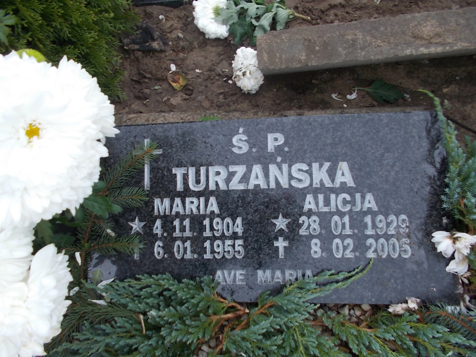 Maria Turzańska 1904 Człuchów Miasto - Grobonet - Wyszukiwarka osób pochowanych