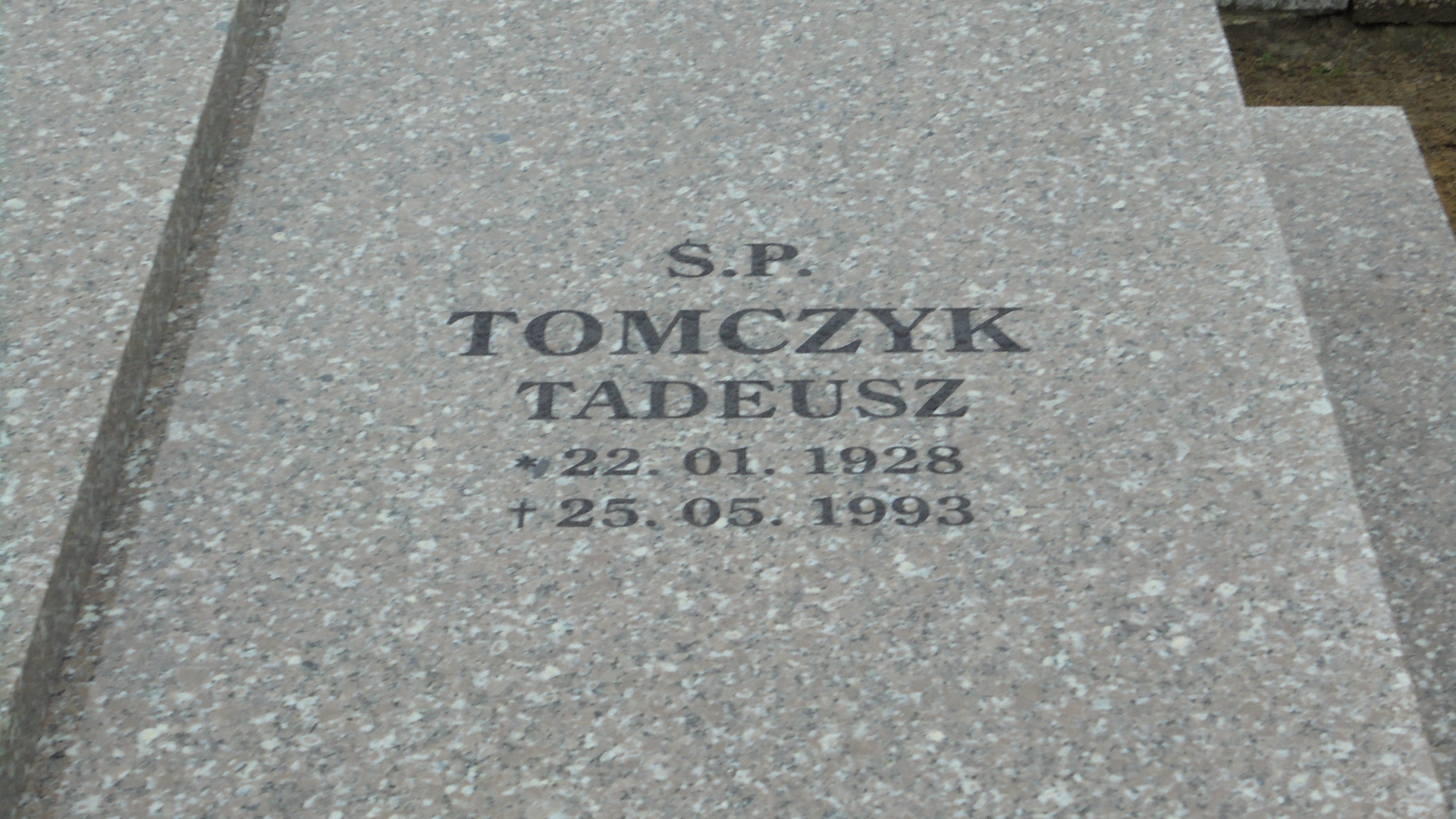 Tadeusz Tomczyk 1928 Człuchów Miasto - Grobonet - Wyszukiwarka osób pochowanych