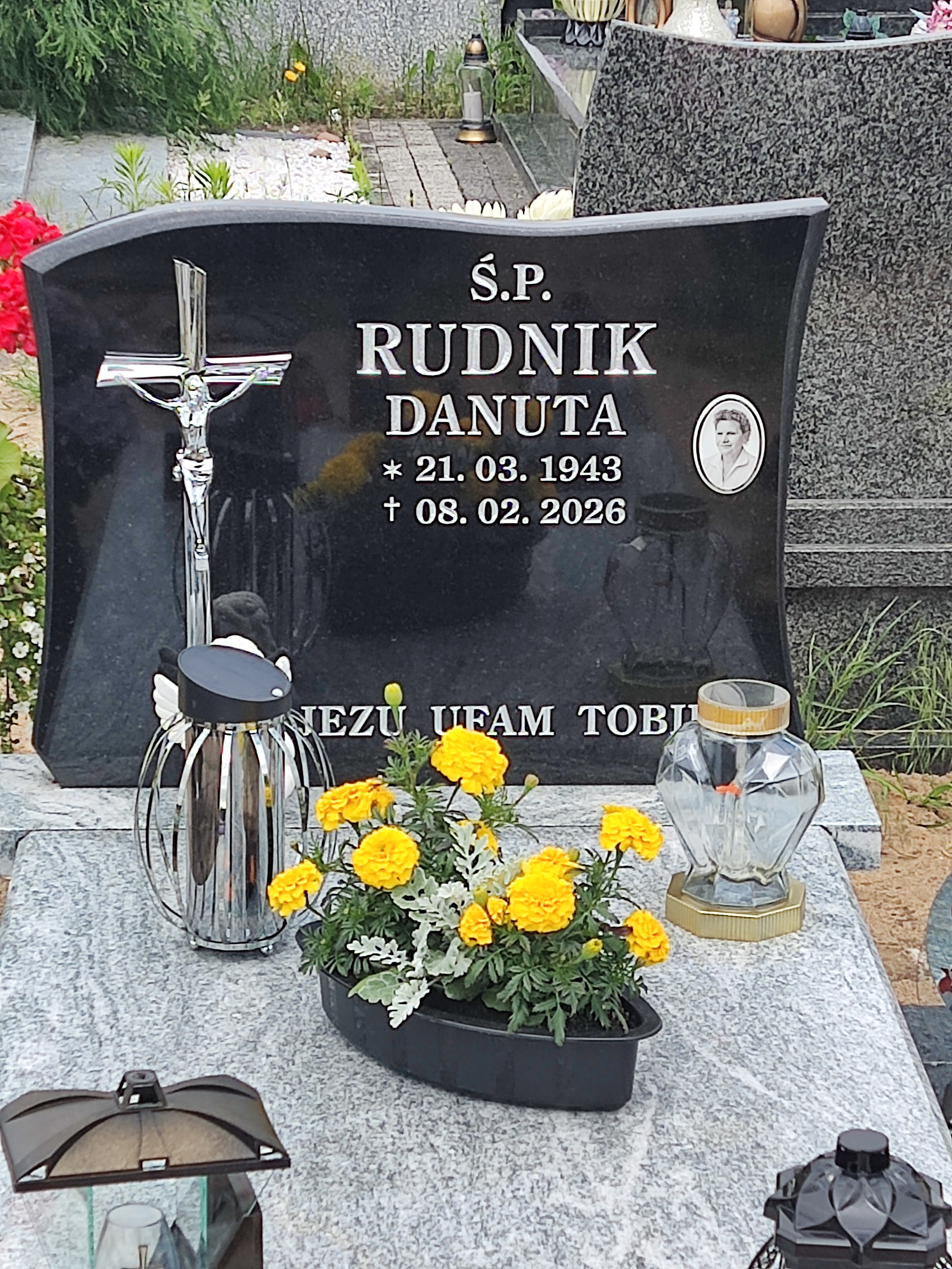 Danuta Rudnik  1942 Człuchów Miasto - Grobonet - Wyszukiwarka osób pochowanych