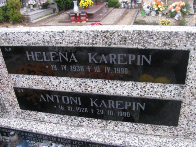 Antoni Karepin 1928 Człuchów Miasto - Grobonet - Wyszukiwarka osób pochowanych