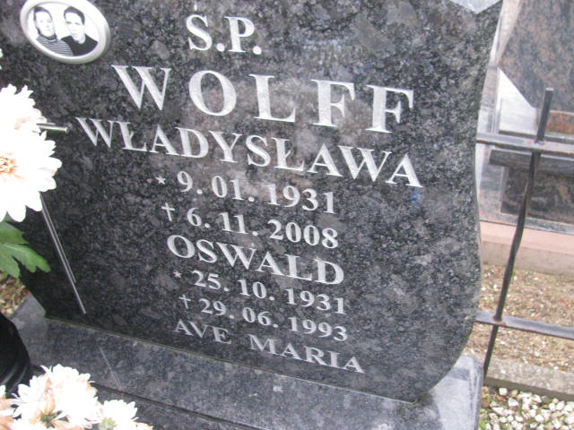 Oswald Wolff 1931 Człuchów Miasto - Grobonet - Wyszukiwarka osób pochowanych