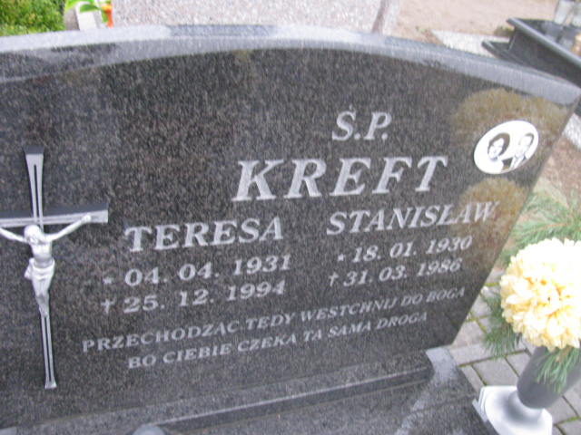 Jan Kreft Człuchów Miasto - Grobonet - Wyszukiwarka osób pochowanych