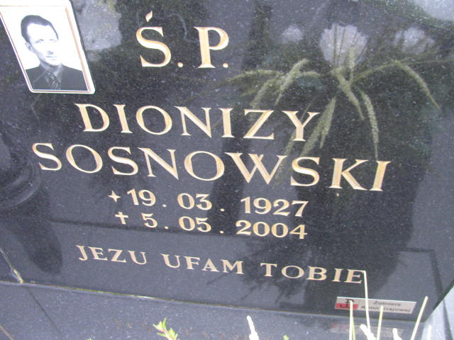 Maria Sosnowska 1934 Człuchów Miasto - Grobonet - Wyszukiwarka osób pochowanych