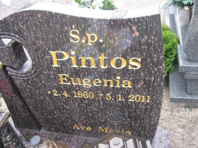 Eugenia Pintos 1960 Człuchów Miasto - Grobonet - Wyszukiwarka osób pochowanych