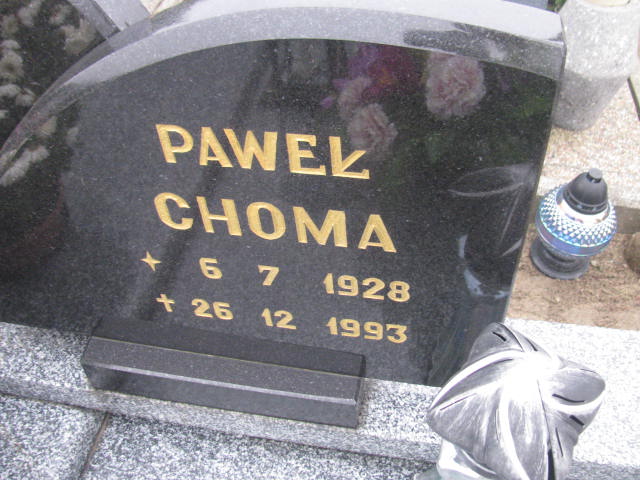 Paweł Choma 1928 Człuchów Miasto - Grobonet - Wyszukiwarka osób pochowanych