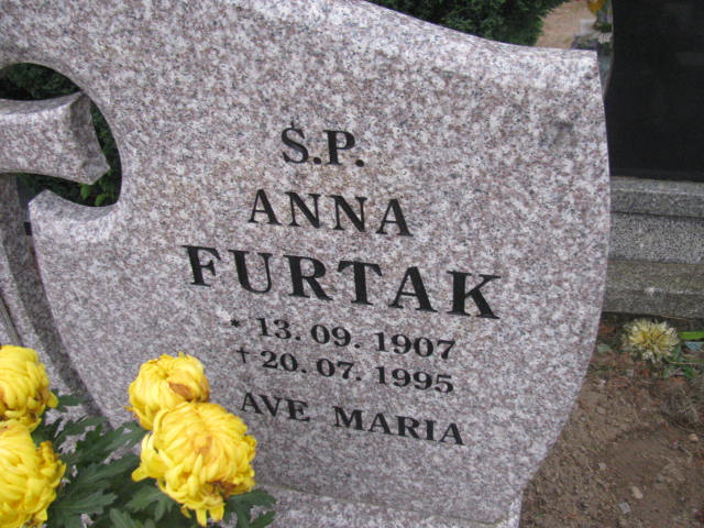 Anna Furtak 1907 Człuchów Miasto - Grobonet - Wyszukiwarka osób pochowanych