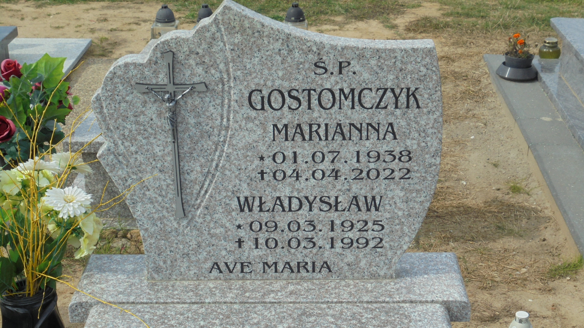 Marianna Gostomczyk 1938 Człuchów Miasto - Grobonet - Wyszukiwarka osób pochowanych