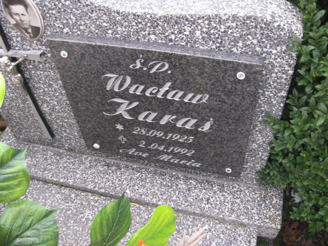 Wacław Karaś 1925 Człuchów Miasto - Grobonet - Wyszukiwarka osób pochowanych