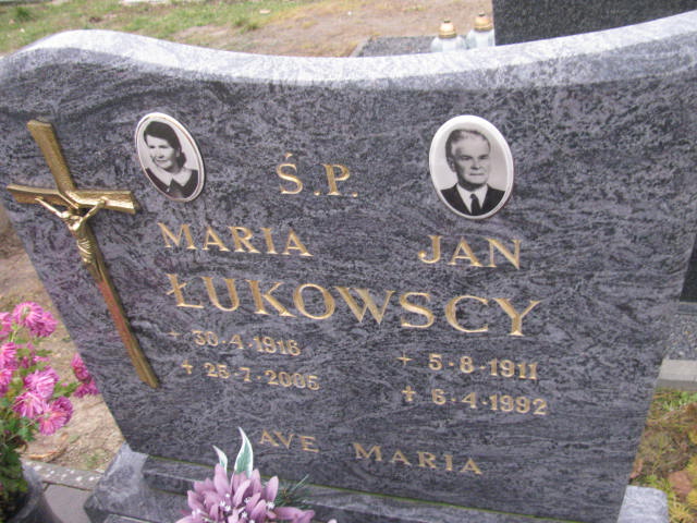 Jan Łukowski 1911 Człuchów Miasto - Grobonet - Wyszukiwarka osób pochowanych