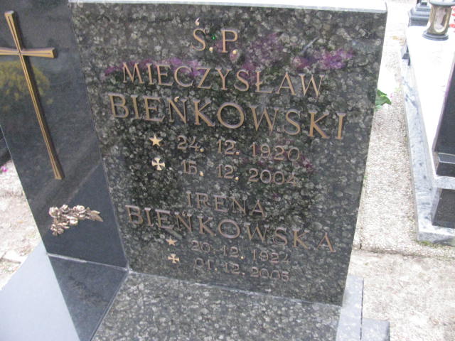 Mieczysław Bieńkowski 1920 Człuchów Miasto - Grobonet - Wyszukiwarka osób pochowanych
