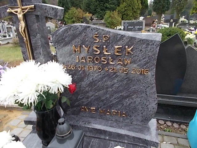 Jarosław Mysłek 1970 Człuchów Miasto - Grobonet - Wyszukiwarka osób pochowanych