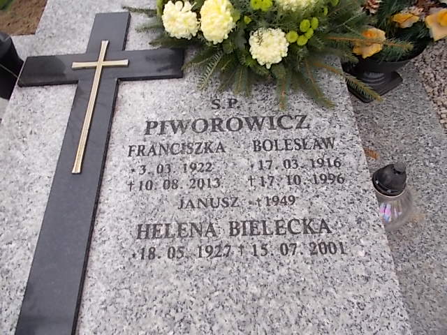 Helena Bielecka 1927 Człuchów Miasto - Grobonet - Wyszukiwarka osób pochowanych