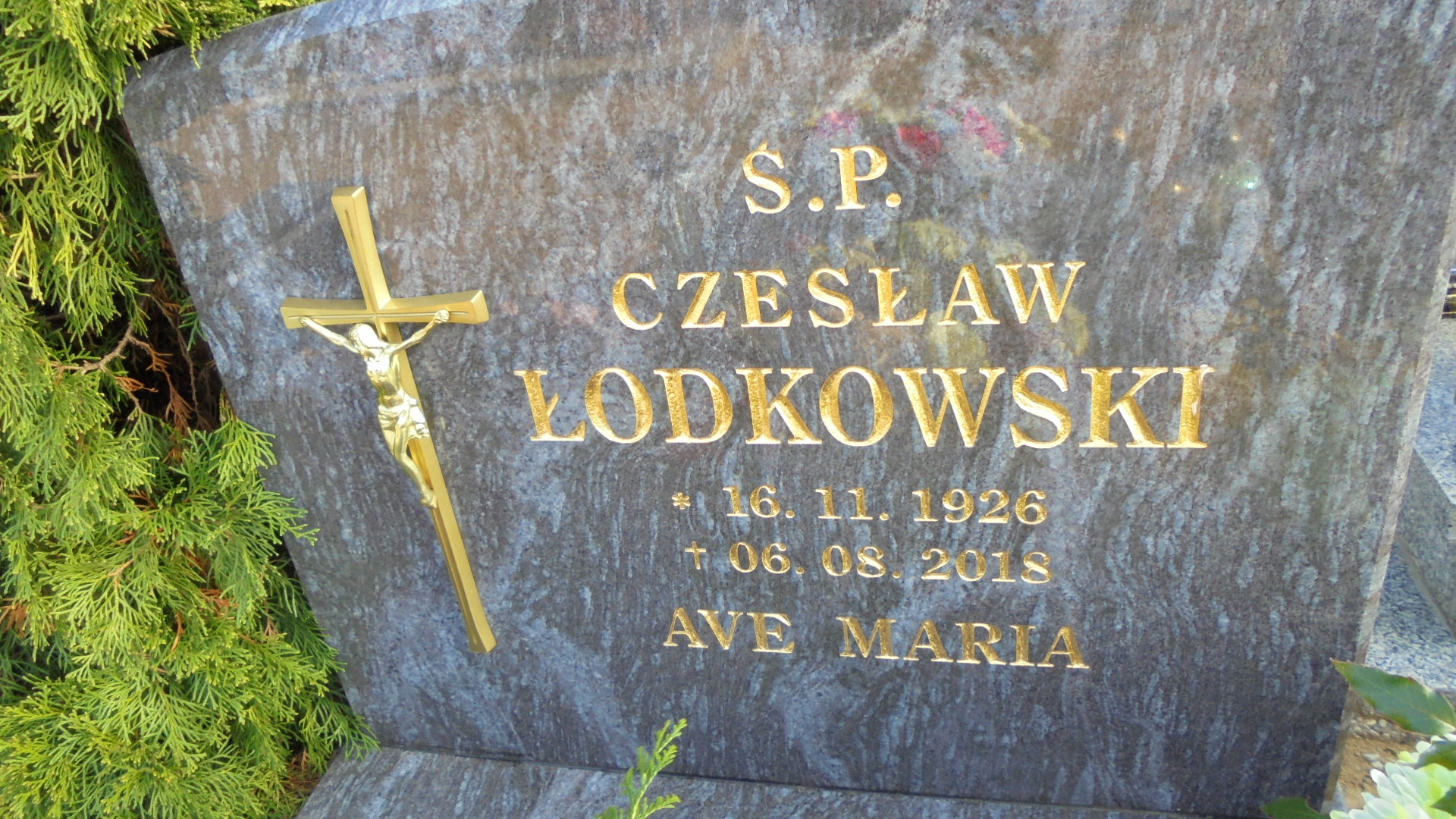 Grób Czesław Łodkowski