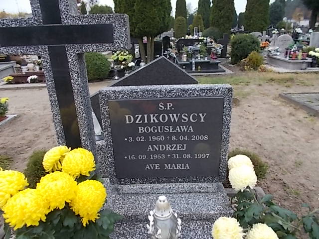 Andrzej Dzikowski 1953 Człuchów Miasto - Grobonet - Wyszukiwarka osób pochowanych