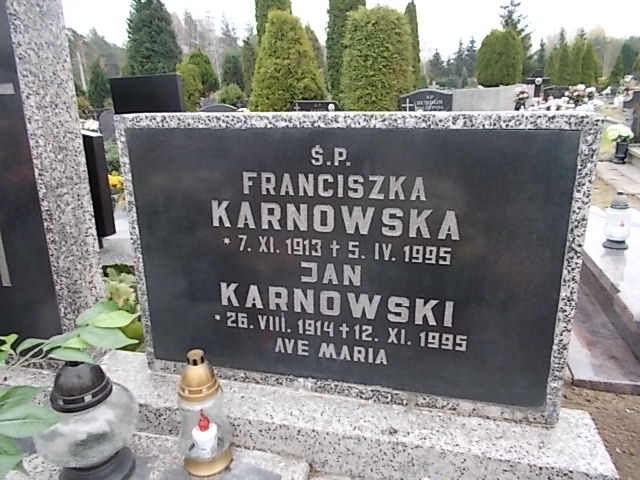 Jan Karnowski 1914 Człuchów Miasto - Grobonet - Wyszukiwarka osób pochowanych