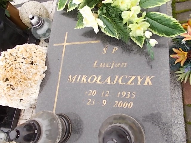 Lucjan Mikołajczyk 1935 Człuchów Miasto - Grobonet - Wyszukiwarka osób pochowanych