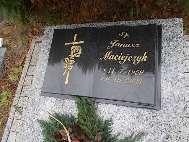 Janusz Maciejczyk 1959 Człuchów Miasto - Grobonet - Wyszukiwarka osób pochowanych