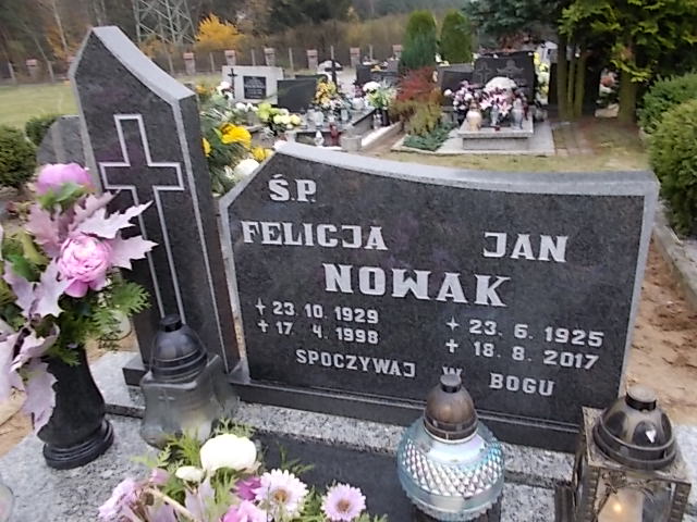 Felicja Nowak 1929 Człuchów Miasto - Grobonet - Wyszukiwarka osób pochowanych