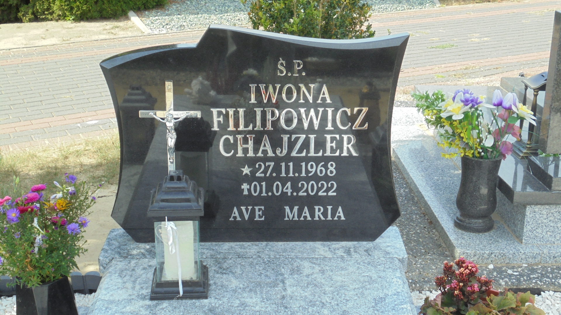 Iwona Filipowicz-Chajzler 1968 Człuchów Miasto - Grobonet - Wyszukiwarka osób pochowanych