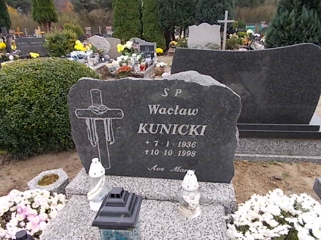 Wacław Kunicki 1936 Człuchów Miasto - Grobonet - Wyszukiwarka osób pochowanych