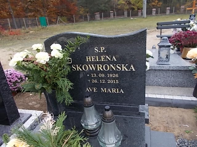 Helena Skowrońska 1926 Człuchów Miasto - Grobonet - Wyszukiwarka osób pochowanych